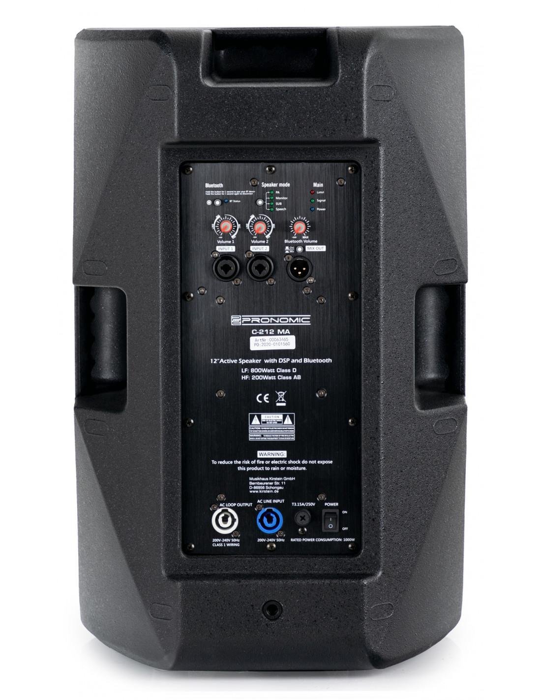 HAWK 12 inch active speaker with powerful audio performance for professional events, live performances, DJ setups, presentations, and PA sound systems